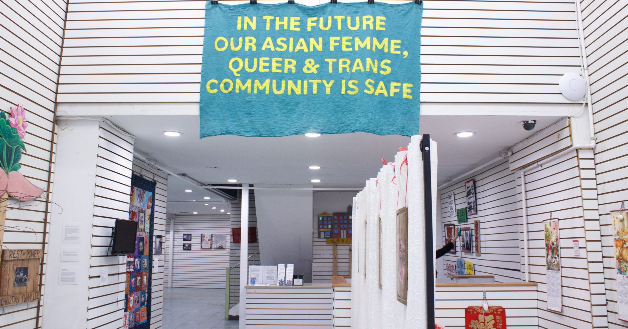 A photograph of the installation, 