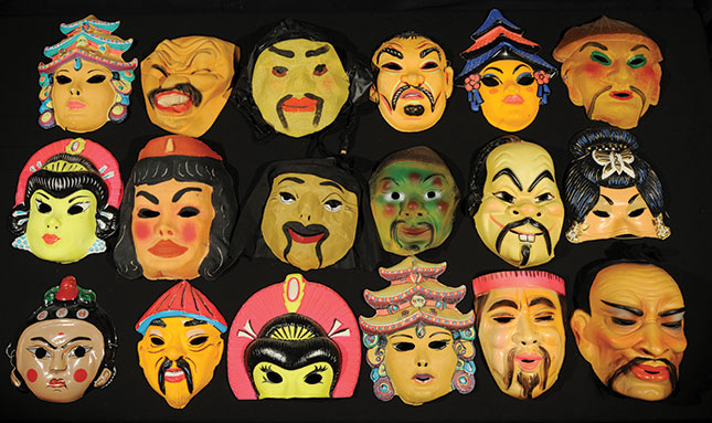 Masks by Roger Shimomura