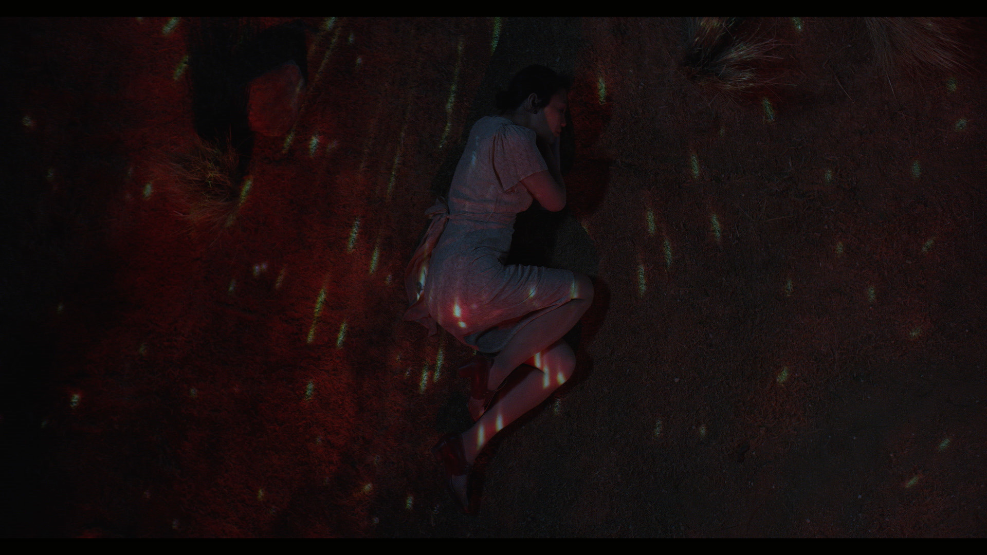 A still from Isabel Sandoval's short film, Shangri La.