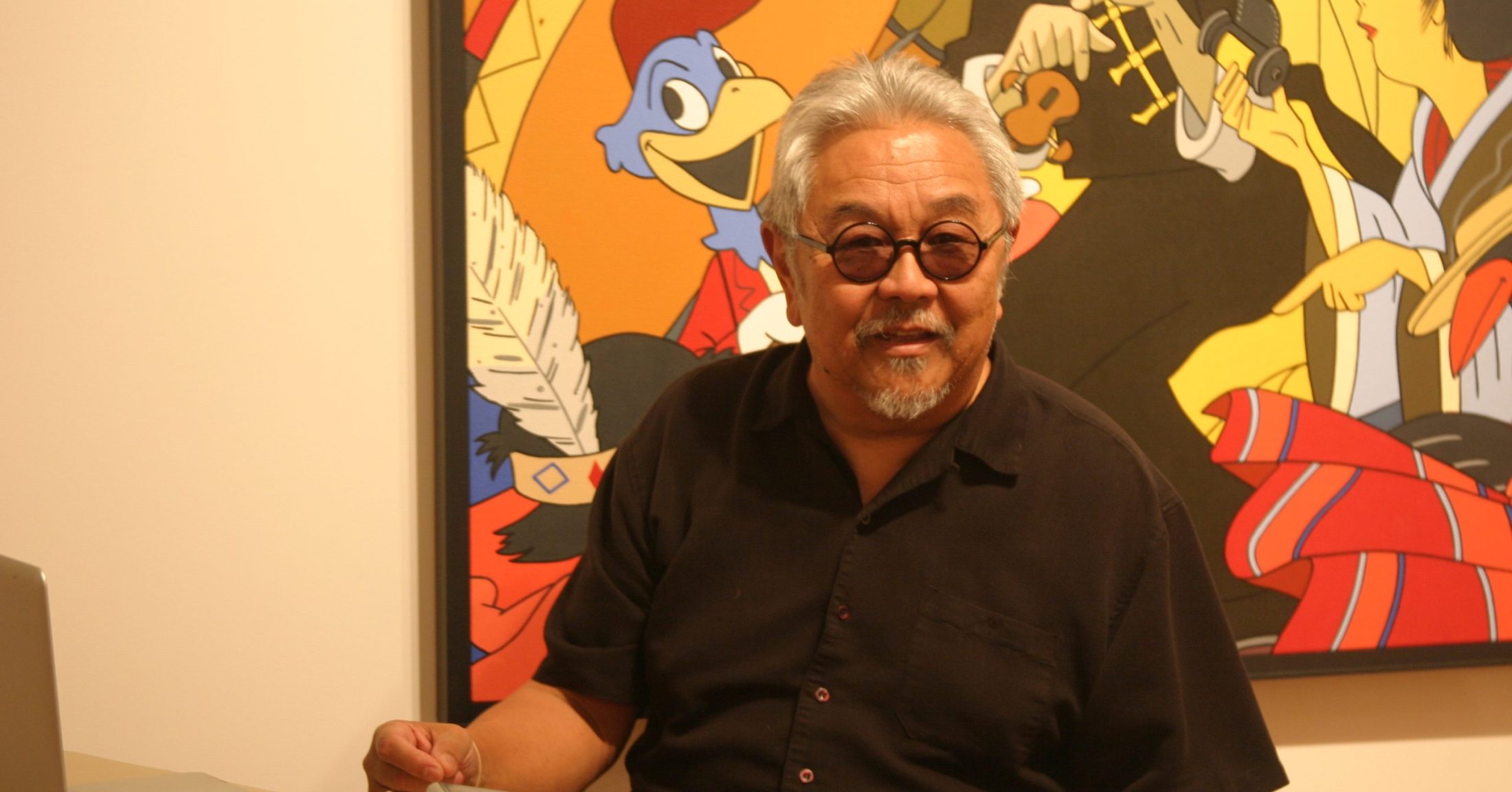 A photograph of Roger Shimomura