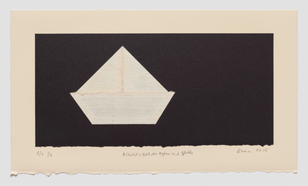 A Child's Boat for Aylan and Ghalib by Zarina