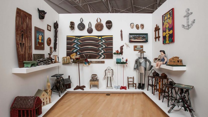 Ray Yoshida’s Museum of Extraordinary Values installation view at the John Michael Kohler Arts Center, 2013. John Michael Kohler Arts Center Collection, gift of the Raymond K. Yoshida Living Trust and Kohler Foundation Inc.